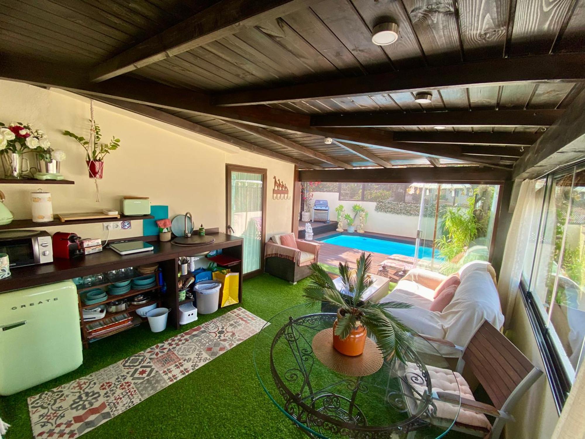 Bungalow Aloha, Piscina Privada, Playa Y Barbacoa Apartment *
