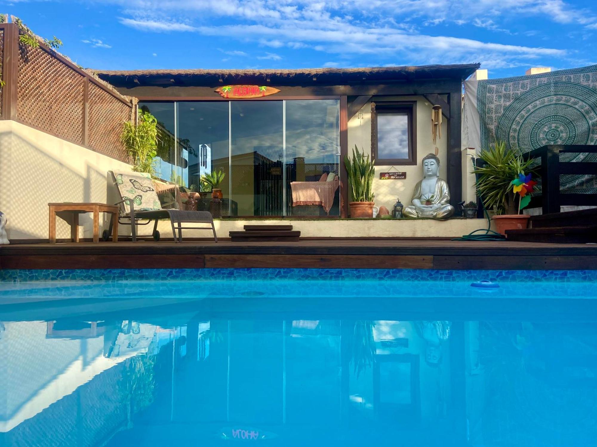 Bungalow Aloha, Piscina Privada, Playa Y Barbacoa Apartment