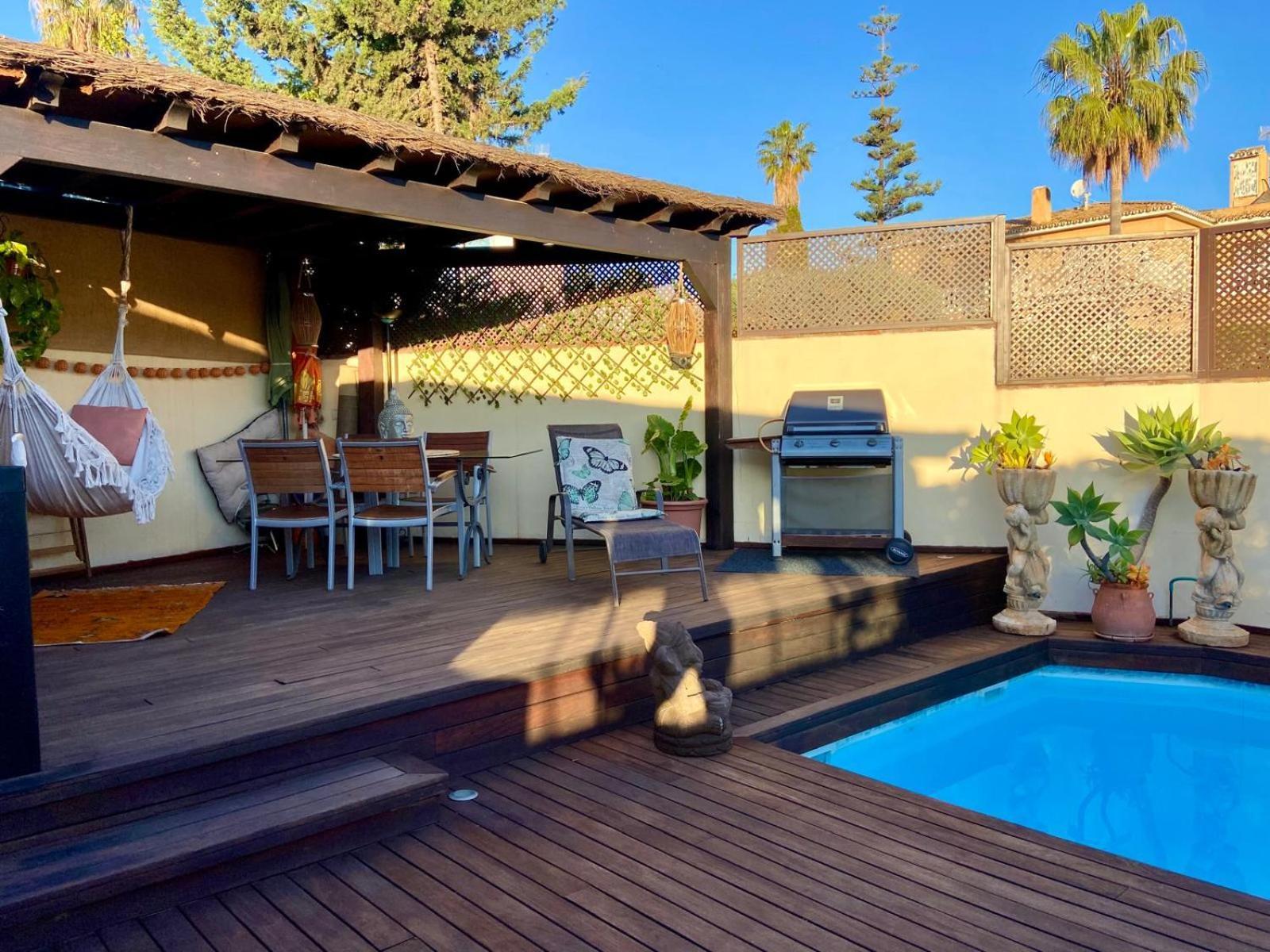 Bungalow Aloha, Piscina Privada, Playa Y Barbacoa Apartment