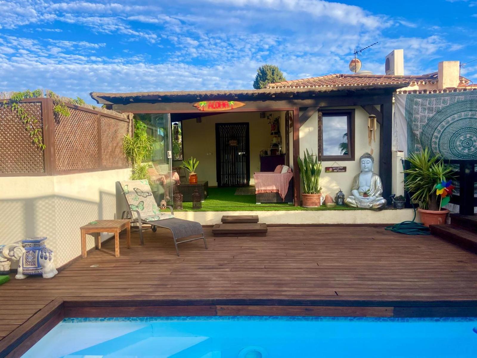 Bungalow Aloha, Piscina Privada, Playa Y Barbacoa