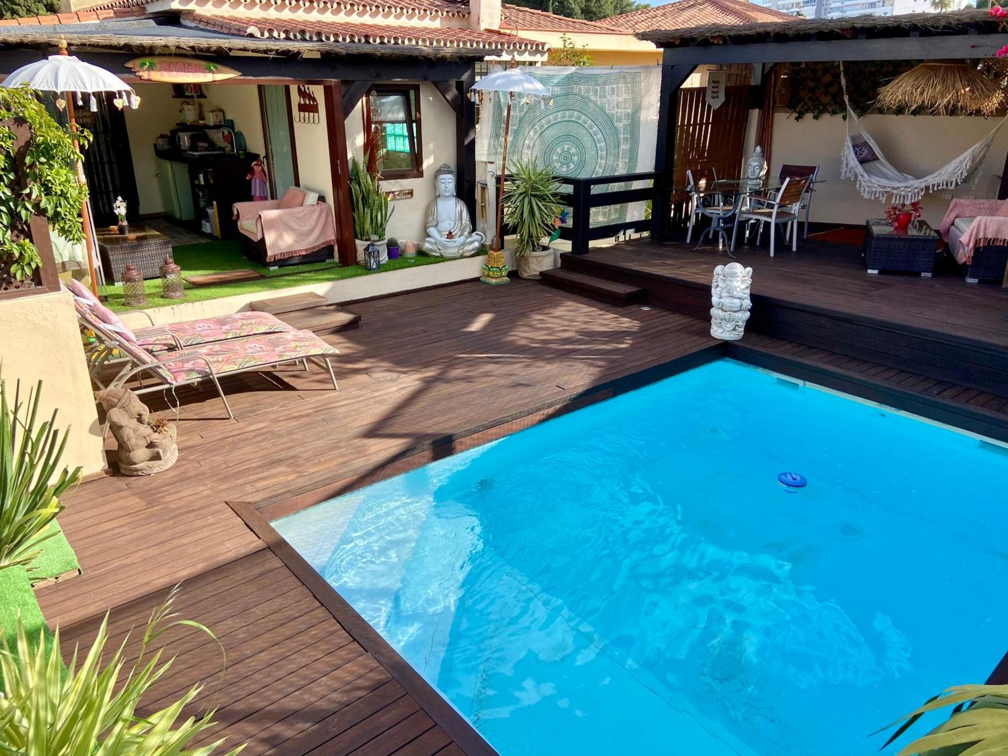 Bungalow Aloha, Piscina Privada, Playa Y Barbacoa Apartment *